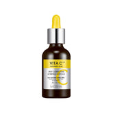 MISSHA Vita C Plus Spot Correcting and Firming Ampoule, 2 in 1 Korean serum with 99% vitamin C and collagen for aging skin